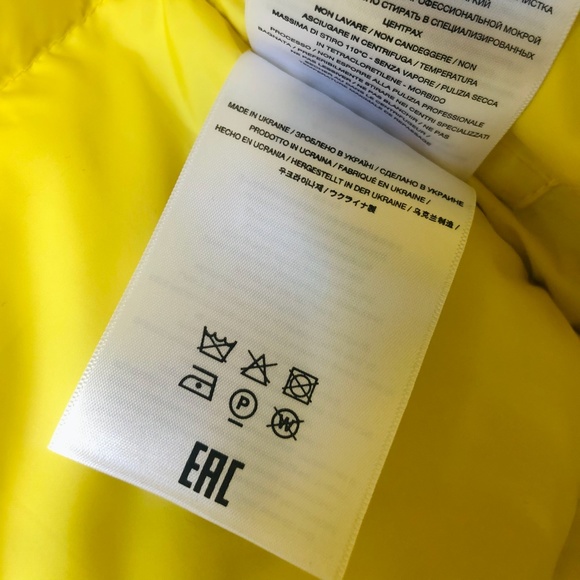 Ienki Ienki Grey Check Down Woolmark Mac Coat - Picture 10 of 12